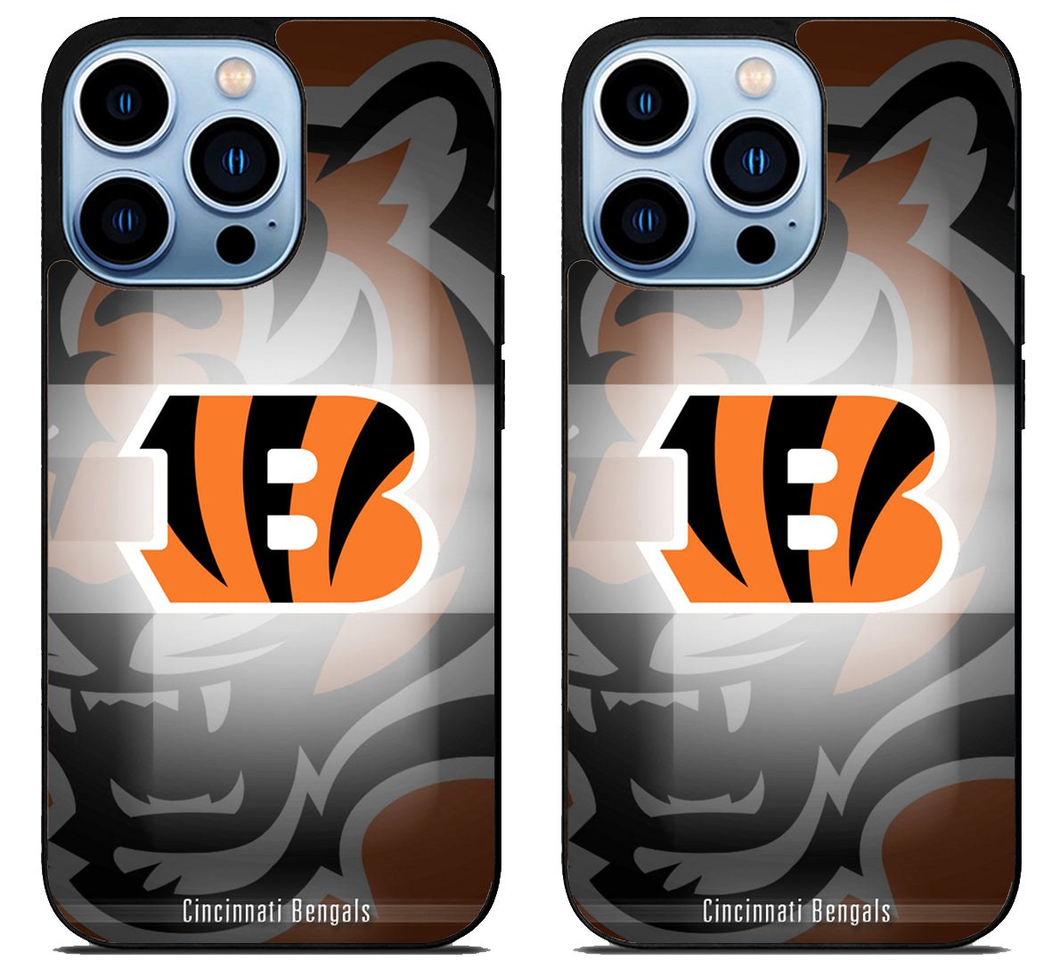 Cincinnati Bengals Background iPhone 15 Pro | iPhone 15 Pro Max Case