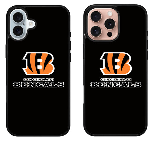 Cincinnati Bengals Black iPhone 16 | 16 Plus | 16 Pro | 16 Pro Max Case