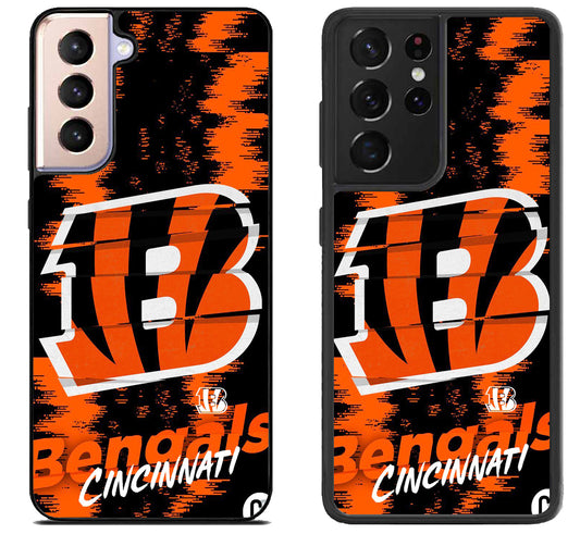 Cincinnati Bengals Colorfull Samsung Galaxy S21 | S21 FE | S21+ | S21 Ultra Case