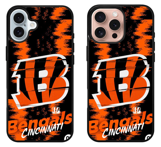 Cincinnati Bengals Colorfull iPhone 16 | 16 Plus | 16 Pro | 16 Pro Max Case