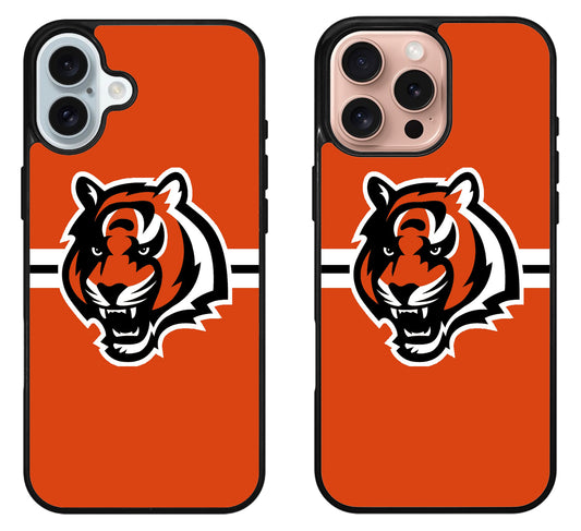 Cincinnati Bengals Cover Style iPhone 16 | 16 Plus | 16 Pro | 16 Pro Max Case