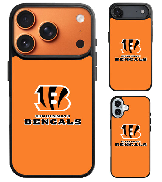Cincinnati Bengals Cover iPhone Air | iPhone 17 | 17 Pro | 17 Pro Max Case