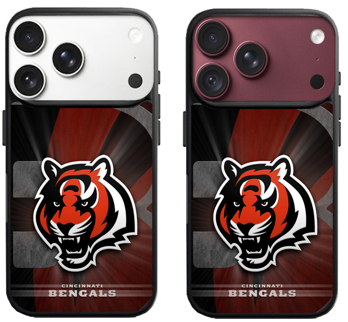 Cincinnati Bengals Logo Background iPhone 18 Pro | 18 Pro Max Case