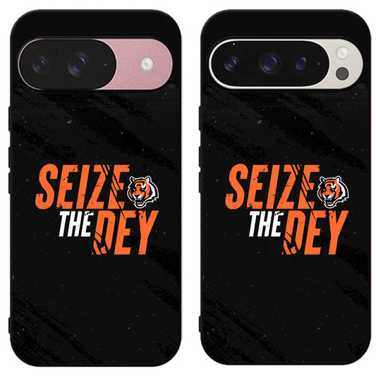 Cincinnati Bengals Seize The Dey Google Pixel 9 | 9 Pro | 9 Pro XL Case