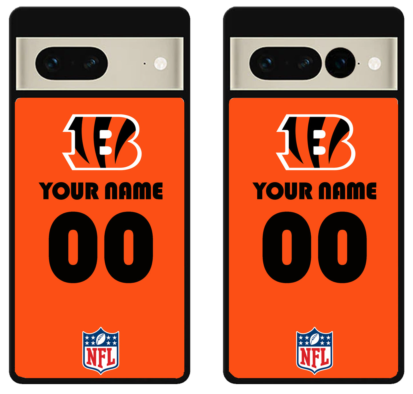 Custom Personalized Cincinnati Bengals NFL Google Pixel 7 | 7 Pro Case