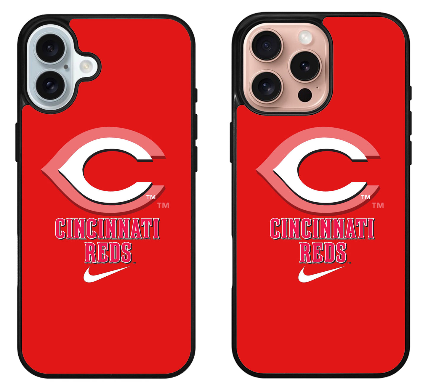 Cincinnati Reds Logo Red iPhone 16 | 16 Plus | 16 Pro | 16 Pro Max Case