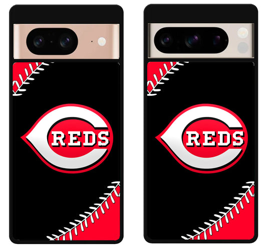 Cincinnati Reds Wallpaper Google Pixel 8 | 8 Pro Case