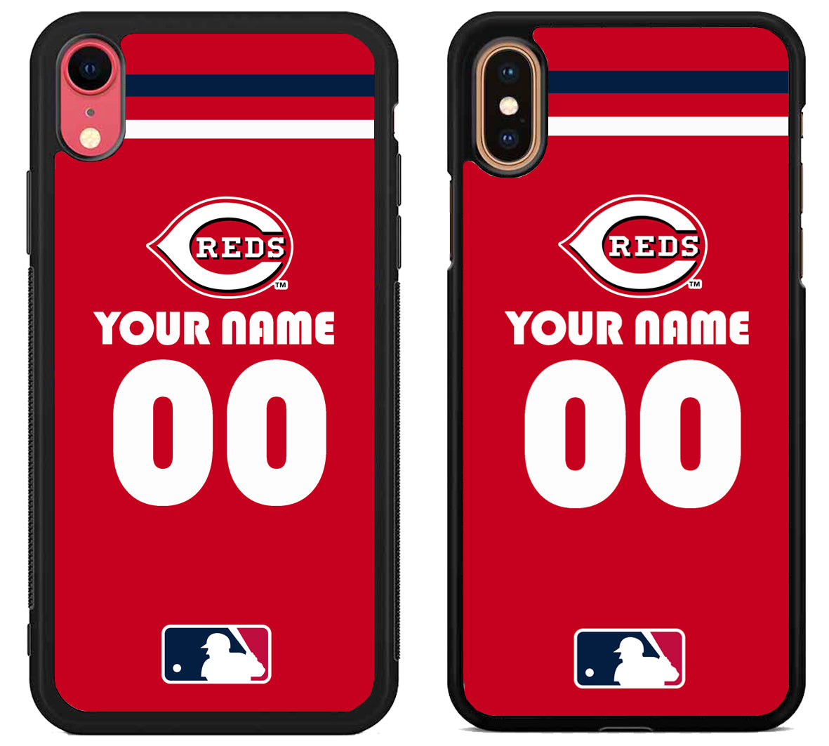 Custom Personalized Cincinnati Reds MLB iPhone X | Xs | Xr | Xs Max Case