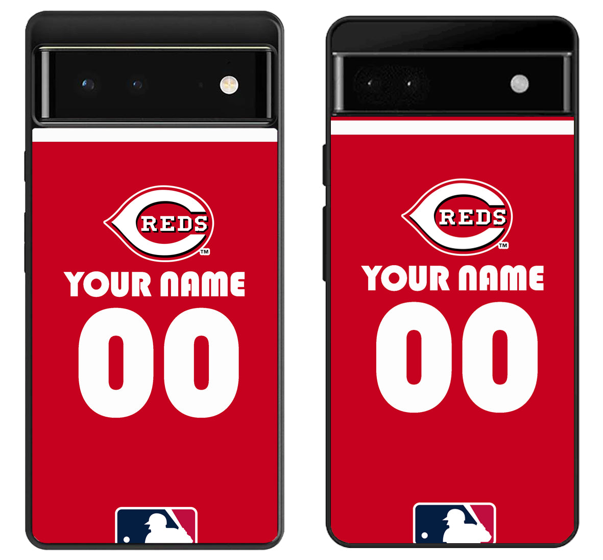 Custom Personalized Cincinnati Reds MLB Google Pixel 6 | 6A | 6 Pro Case