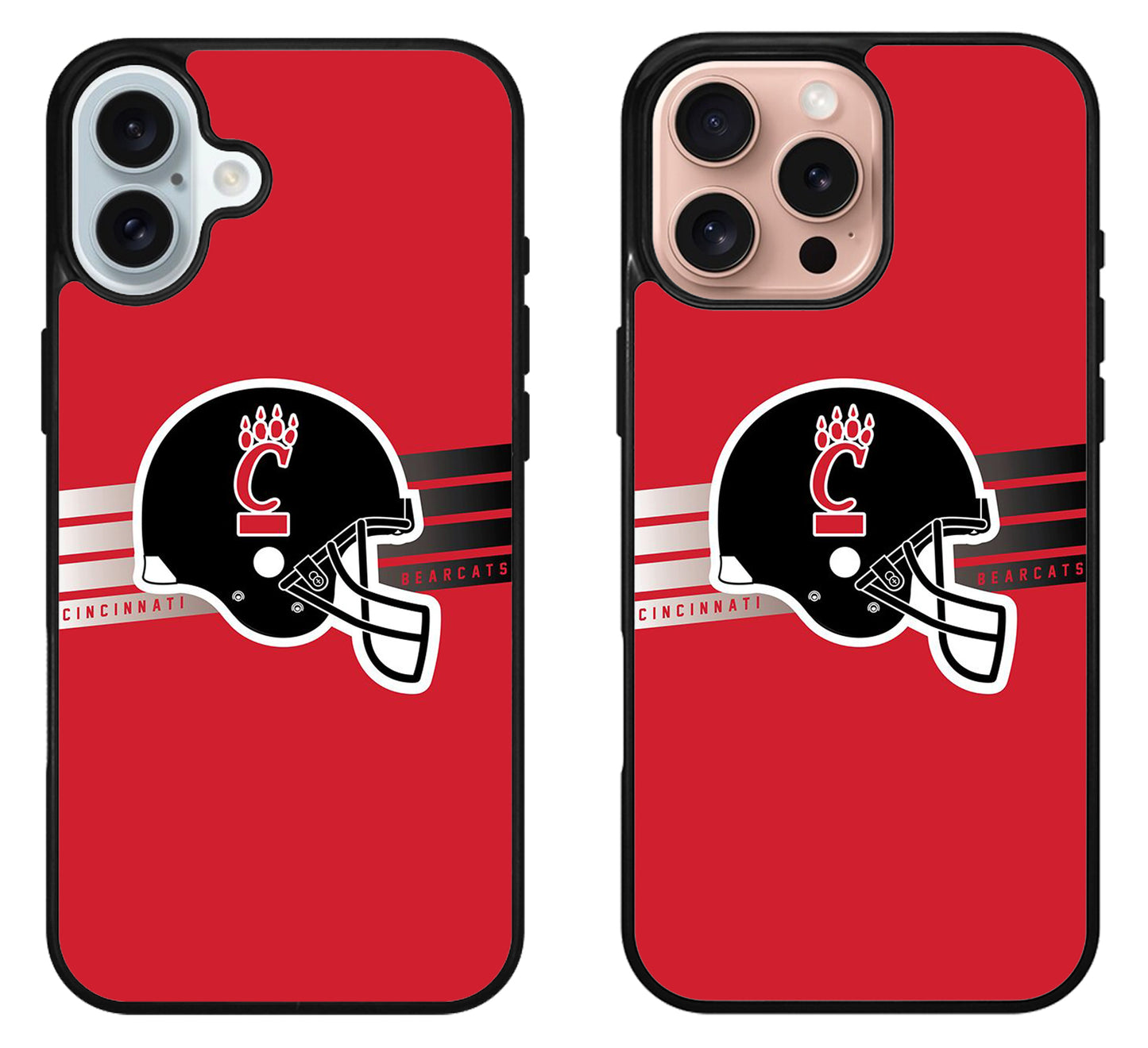 Cincinnati bearcats Stripe iPhone 16 | 16 Plus | 16 Pro | 16 Pro Max Case