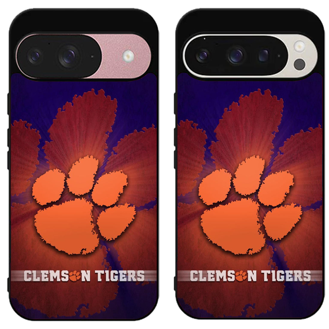 Clemson Tigers Background Google Pixel 9 | 9 Pro | 9 Pro XL Case