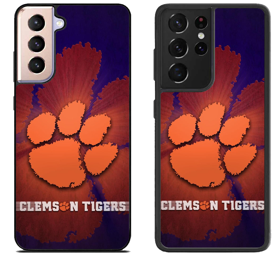 Clemson Tigers Background Samsung Galaxy S21 | S21 FE | S21+ | S21 Ultra Case