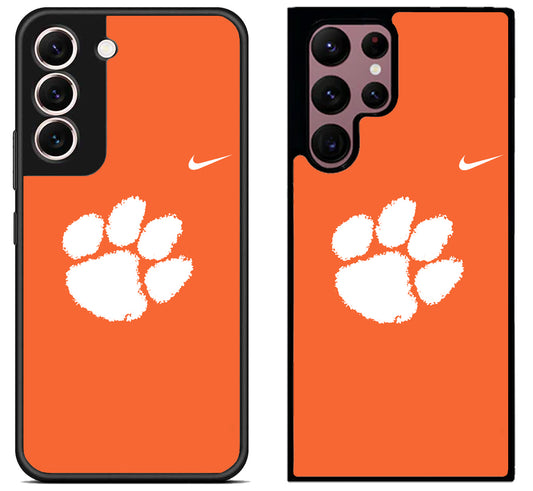 Clemson Tigers Logo Samsung Galaxy S22 | S22+ | S22 Ultra Case