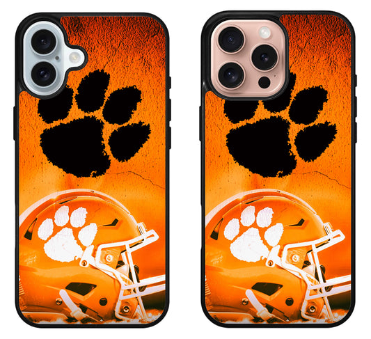 Clemson Tigers Logo Style iPhone 16 | 16 Plus | 16 Pro | 16 Pro Max Case