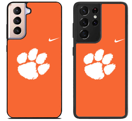 Clemson Tigers Logo Samsung Galaxy S21 | S21 FE | S21+ | S21 Ultra Case