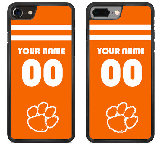 Custom Personalized Clemson Tigers iPhone 8 | 8 Plus Case