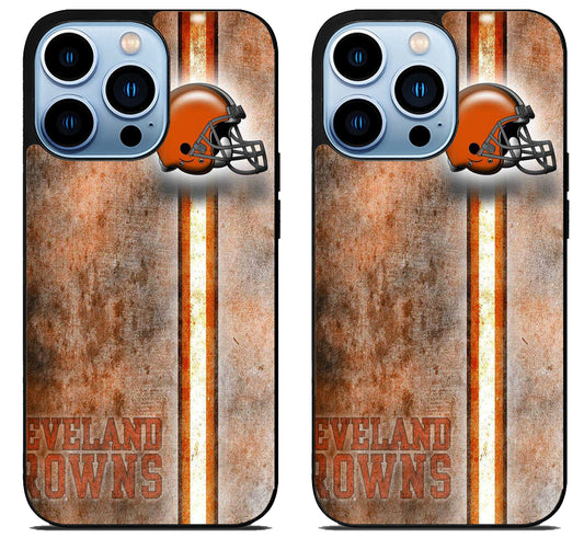 Cleveland Browns Background iPhone 15 Pro | iPhone 15 Pro Max Case
