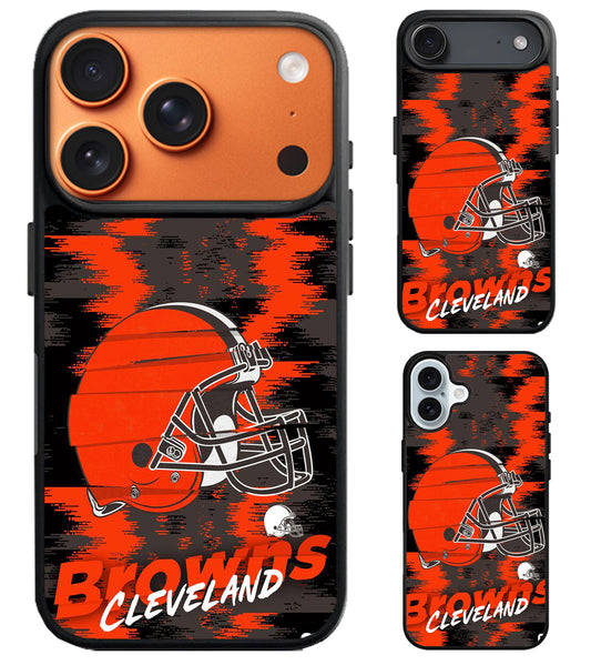 Cleveland Browns Colorfull iPhone Air | iPhone 17 | 17 Pro | 17 Pro Max Case