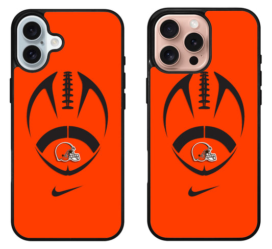 Cleveland Browns Football iPhone 16 | 16 Plus | 16 Pro | 16 Pro Max Case