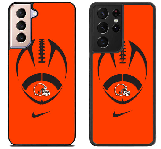 Cleveland Browns Football Samsung Galaxy S21 | S21 FE | S21+ | S21 Ultra Case