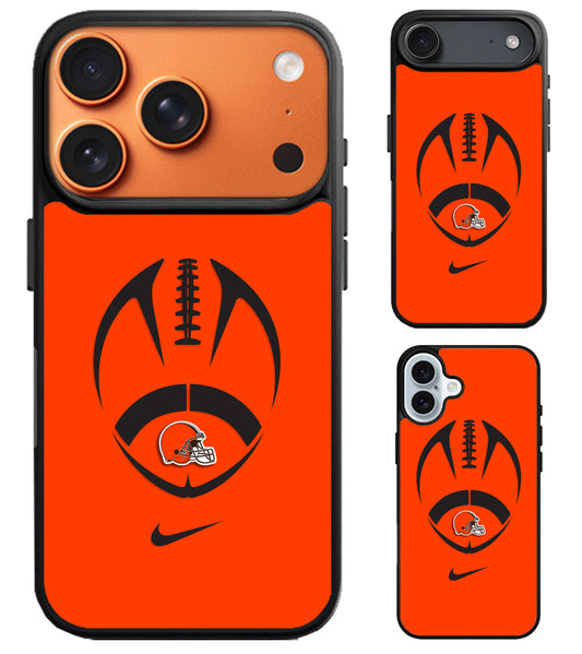 Cleveland Browns Football iPhone Air | iPhone 17 | 17 Pro | 17 Pro Max Case