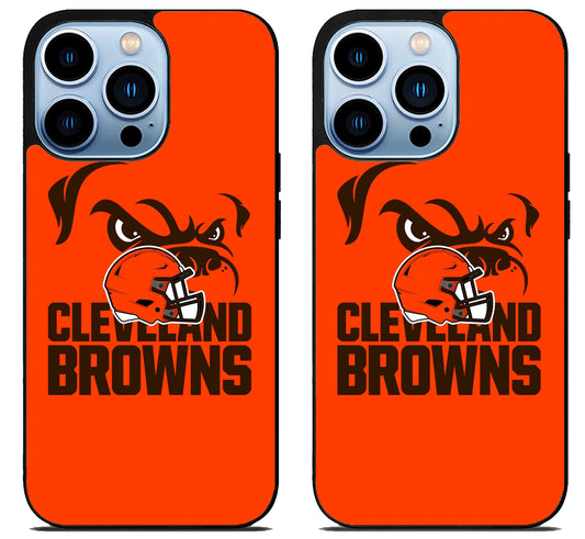 Cleveland Browns Logo Cover iPhone 15 Pro | iPhone 15 Pro Max Case