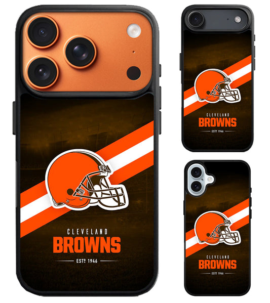 Cleveland Browns Logo iPhone Air | iPhone 17 | 17 Pro | 17 Pro Max Case