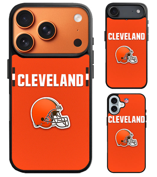 Cleveland Browns NFL iPhone Air | iPhone 17 | 17 Pro | 17 Pro Max Case