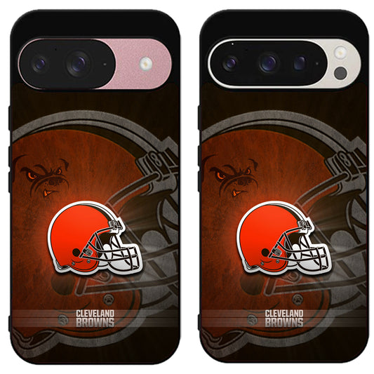 Cleveland Browns Stylish Google Pixel 9 | 9 Pro | 9 Pro XL Case