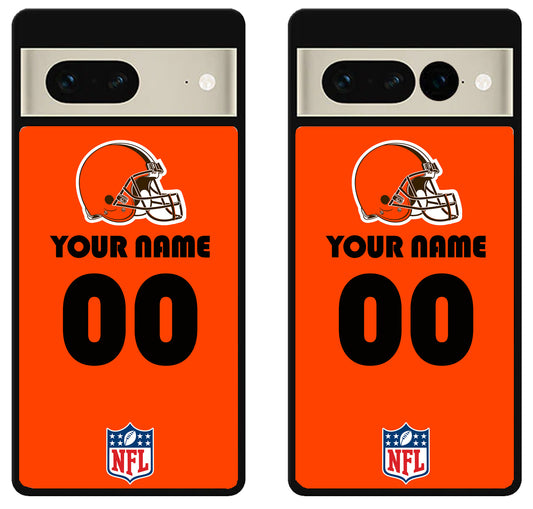 Custom Personalized Cleveland Browns NFL Google Pixel 7 | 7 Pro Case