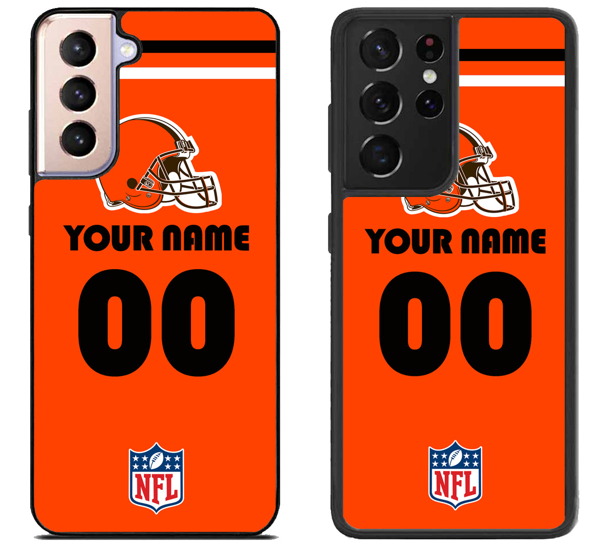 Custom Personalized Cleveland Browns NFL Samsung Galaxy S21 | S21 FE | S21+ | S21 Ultra Case