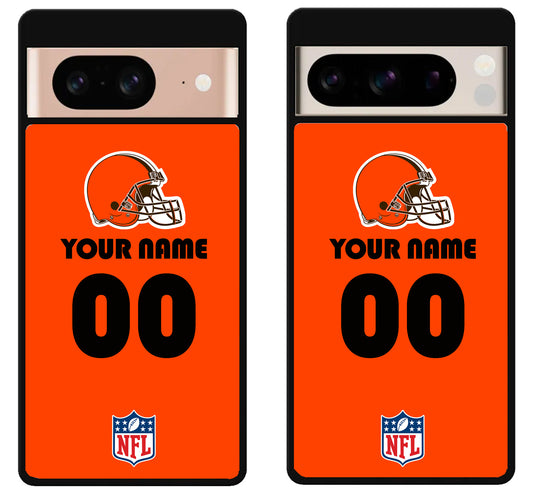 Custom Personalized Cleveland Browns NFL Google Pixel 8 | 8 Pro Case