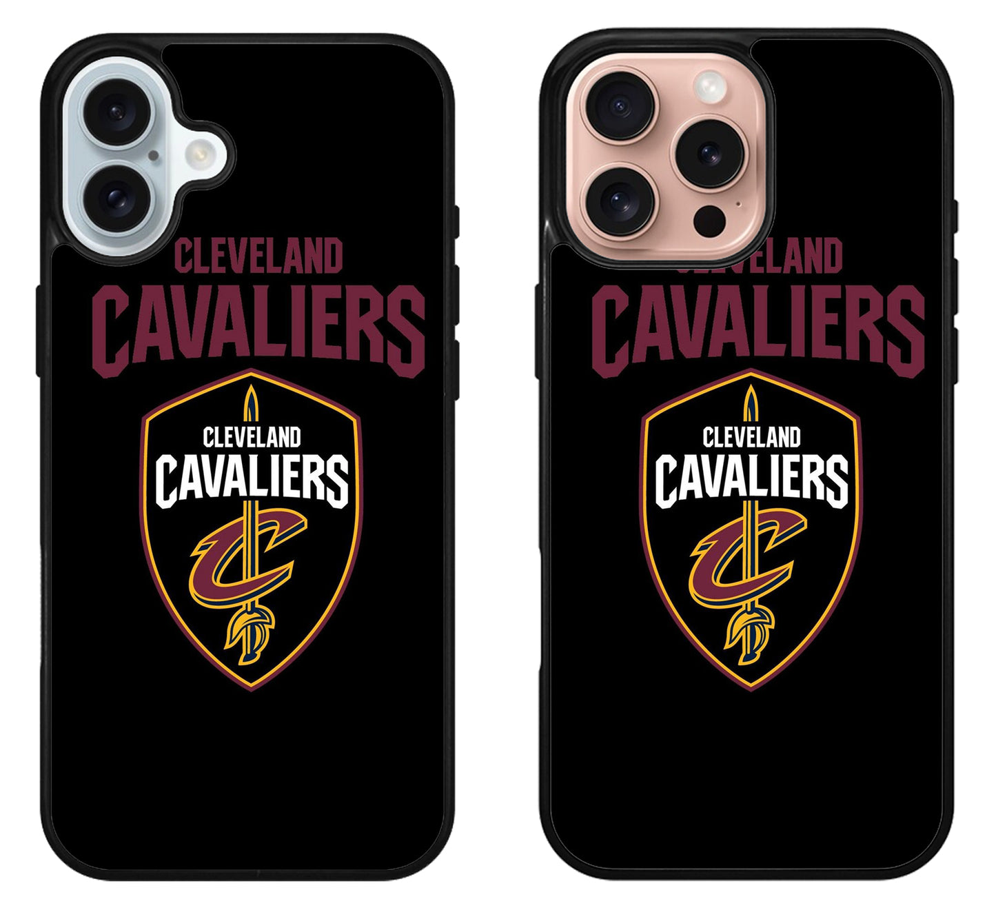 Cleveland Cavaliers Black iPhone 16 | 16 Plus | 16 Pro | 16 Pro Max Case