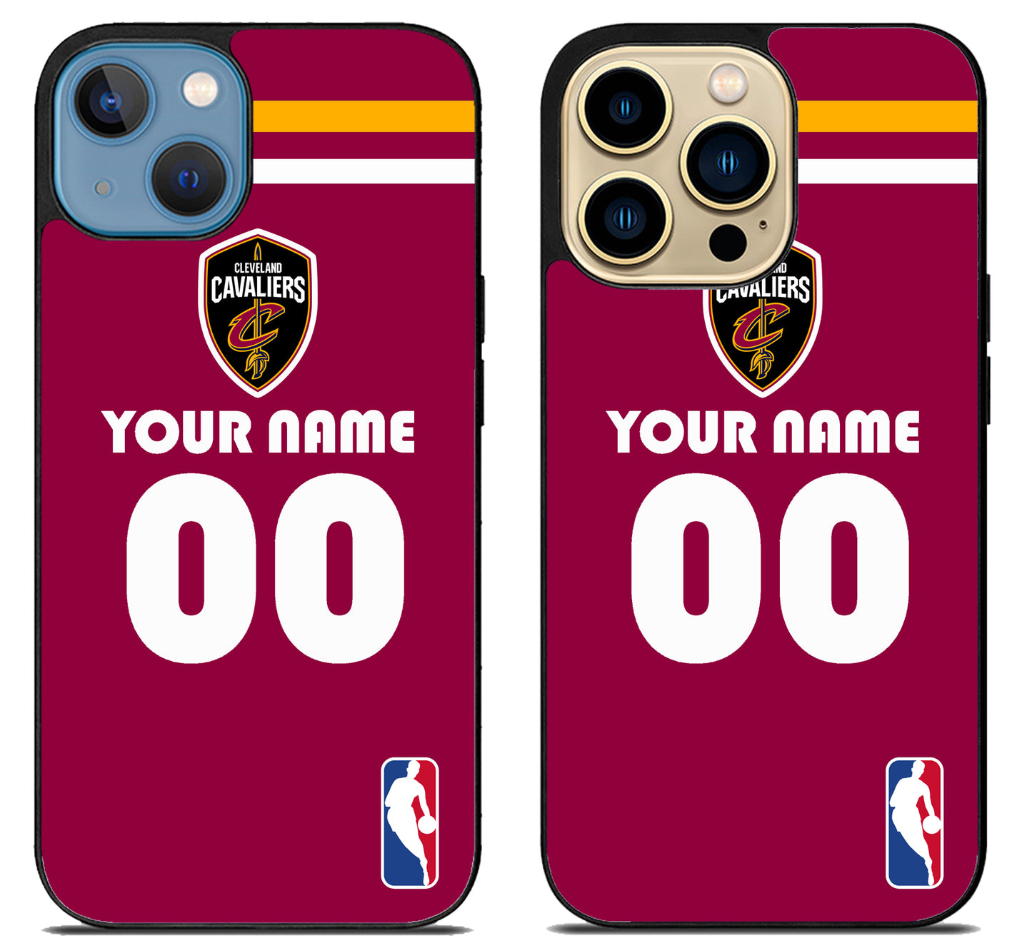 Custom Personalized Cleveland Cavaliers NBA iPhone 14 | 14 Plus | 14 Pro | 14 Pro Max Case