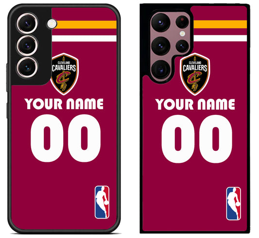 Custom Personalized Cleveland Cavaliers NBA Samsung Galaxy S22 | S22+ | S22 Ultra Case