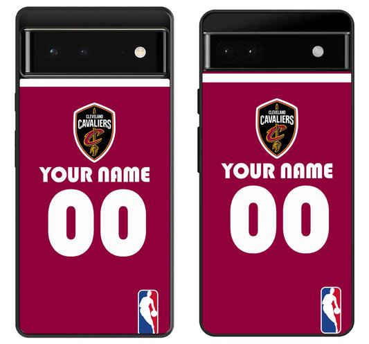 Custom Personalized Cleveland Cavaliers NBA Google Pixel 6 | 6A | 6 Pro Case