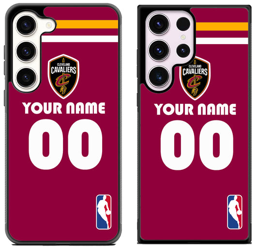 Custom Personalized Cleveland Cavaliers NBA Samsung Galaxy S23 | S23+ | S23 Ultra Case