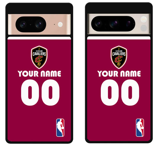 Custom Personalized Cleveland Cavaliers NBA Google Pixel 8 | 8 Pro Case