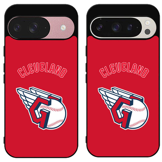 Cleveland Guardians Red Google Pixel 9 | 9 Pro | 9 Pro XL Case