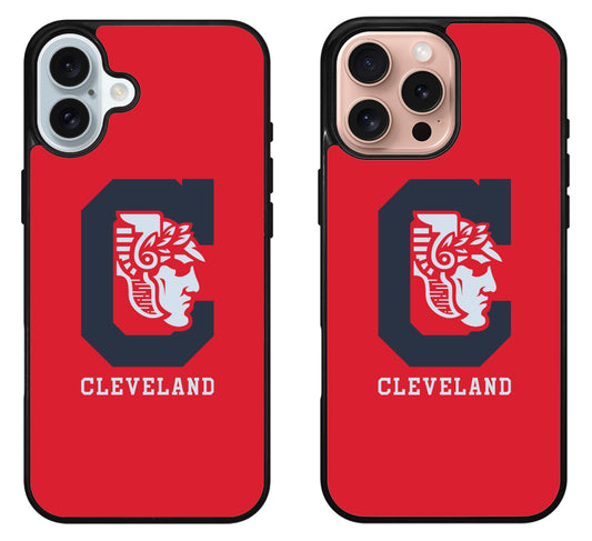 Cleveland Guardians Red Logo iPhone 16 | 16 Plus | 16 Pro | 16 Pro Max Case