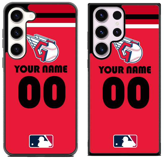 Custom Personalized Cleveland Guardians MLB Samsung Galaxy S23 | S23+ | S23 Ultra Case