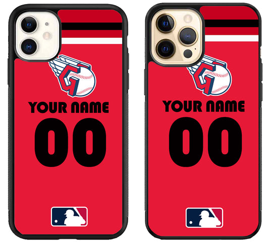 Custom Personalized Cleveland Guardians MLB iPhone 12 | 12 Mini | 12 Pro | 12 Pro Max Case