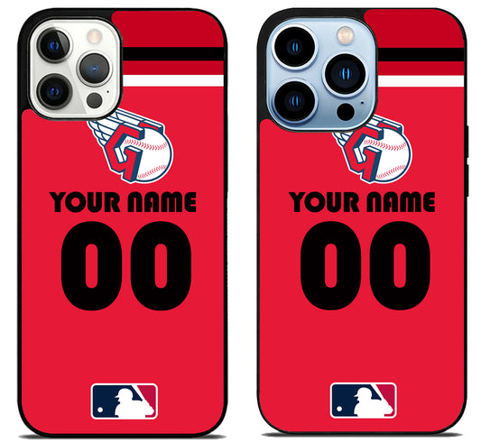 Custom Personalized Cleveland Guardians MLB iPhone 15 Pro | iPhone 15 Pro Max Case