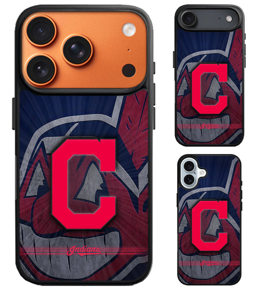Cleveland Indians Background iPhone Air | iPhone 17 | 17 Pro | 17 Pro Max Case
