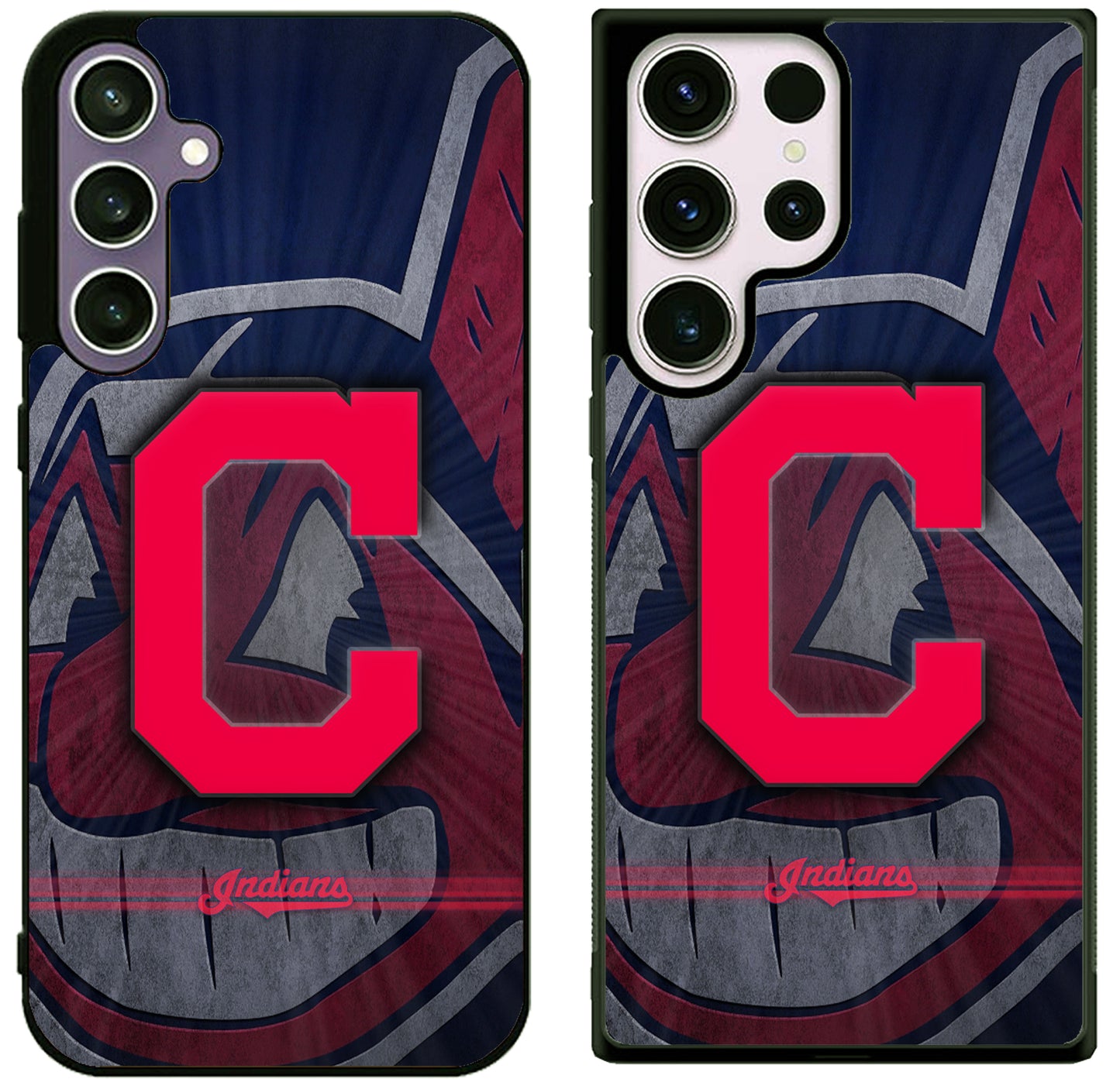 Cleveland Indians Background Samsung Galaxy S25 | S25 Plus | S25 FE | S25 Ultra Case