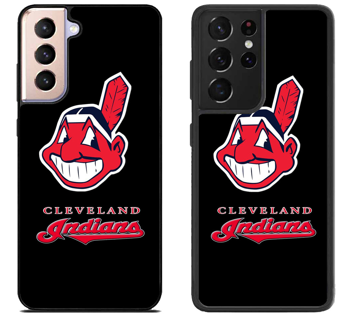 Cleveland Indians Black Samsung Galaxy S21 | S21 FE | S21+ | S21 Ultra Case