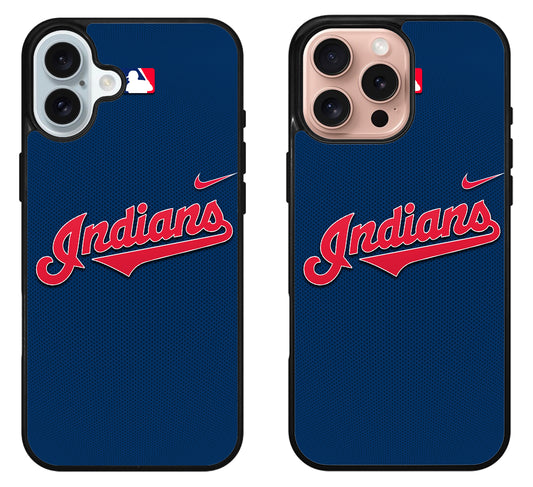 Cleveland Indians Blue MLB iPhone 16 | 16 Plus | 16 Pro | 16 Pro Max Case