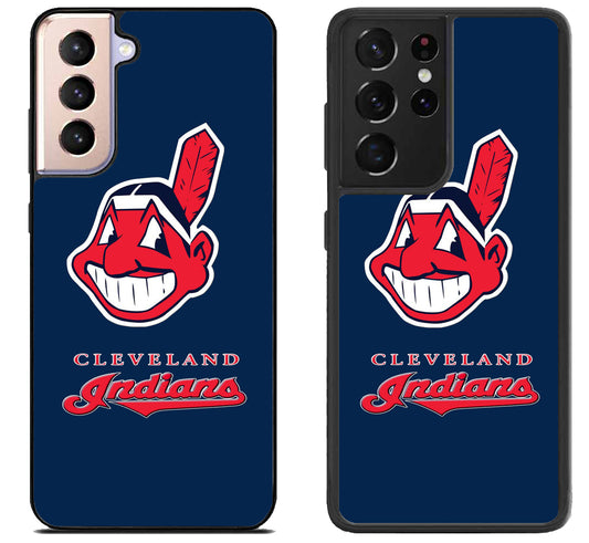 Cleveland Indians Blue Samsung Galaxy S21 | S21 FE | S21+ | S21 Ultra Case