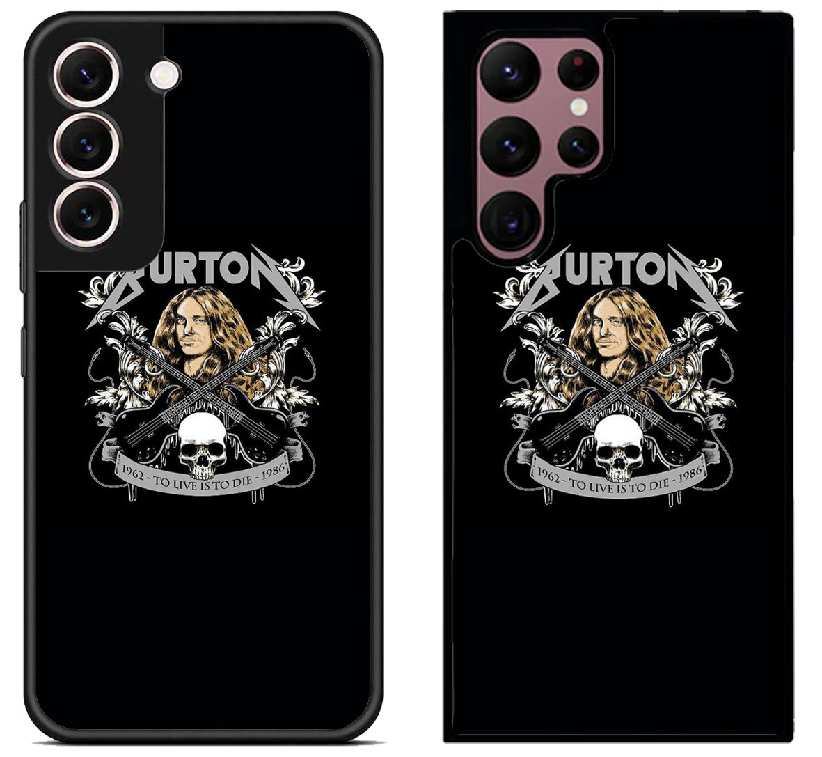 Cliff Burton Metallica Black Samsung Galaxy S22 | S22+ | S22 Ultra Case