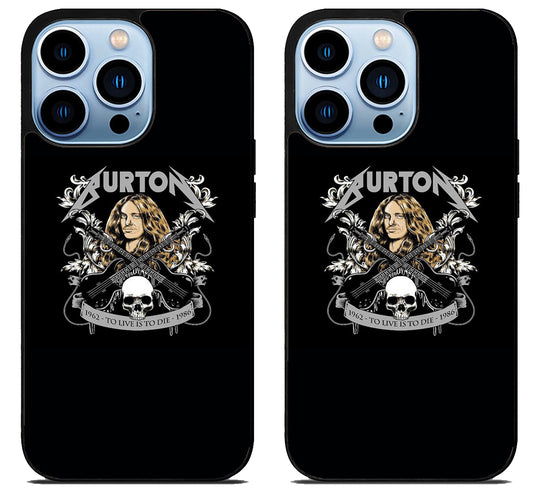 Cliff Burton Metallica Black iPhone 15 Pro | iPhone 15 Pro Max Case